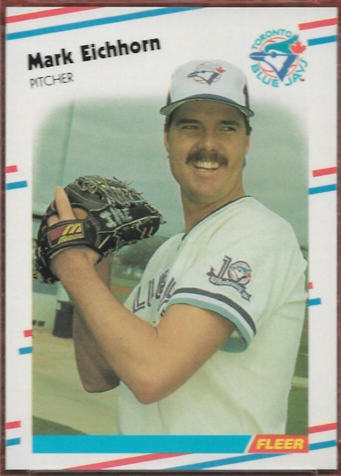 Mark Eichhorn #108 1988 Fleer Glossy Baseball