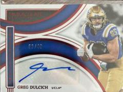 Greg Dulcich [Ruby] #II-GDU Football Cards 2022 Panini Immaculate Collegiate Introductions Autographs Prices