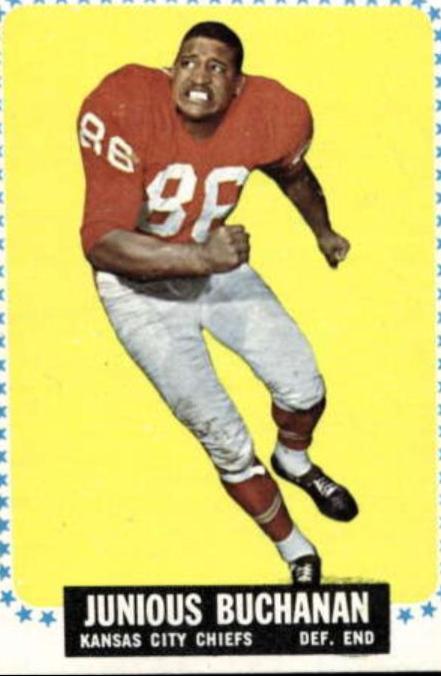 Buck Buchanan #92 Football Cards 1964 Topps