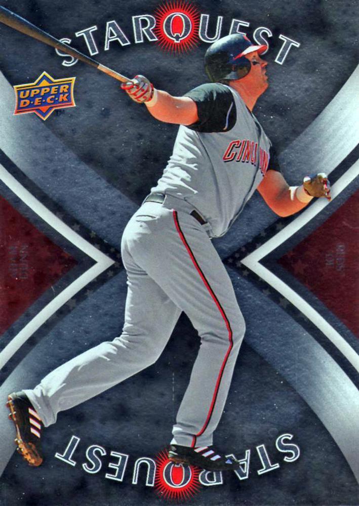 Adam Dunn #SQ-31 Baseball Cards 2008 Upper Deck Starquest