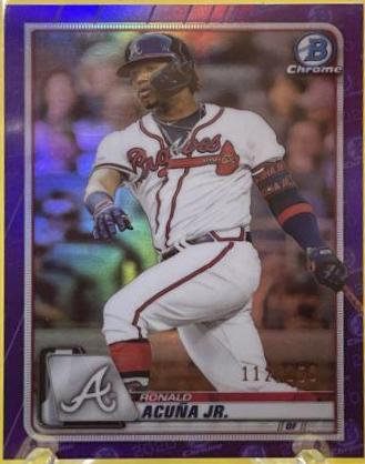 Ronald Acuna Jr. [Purple Refractor] #28