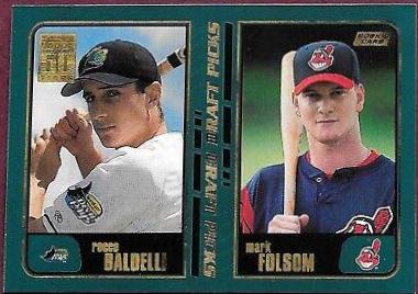 Rocco Baldelli, Mark Folsom #357 Baseball Cards 2001 Topps