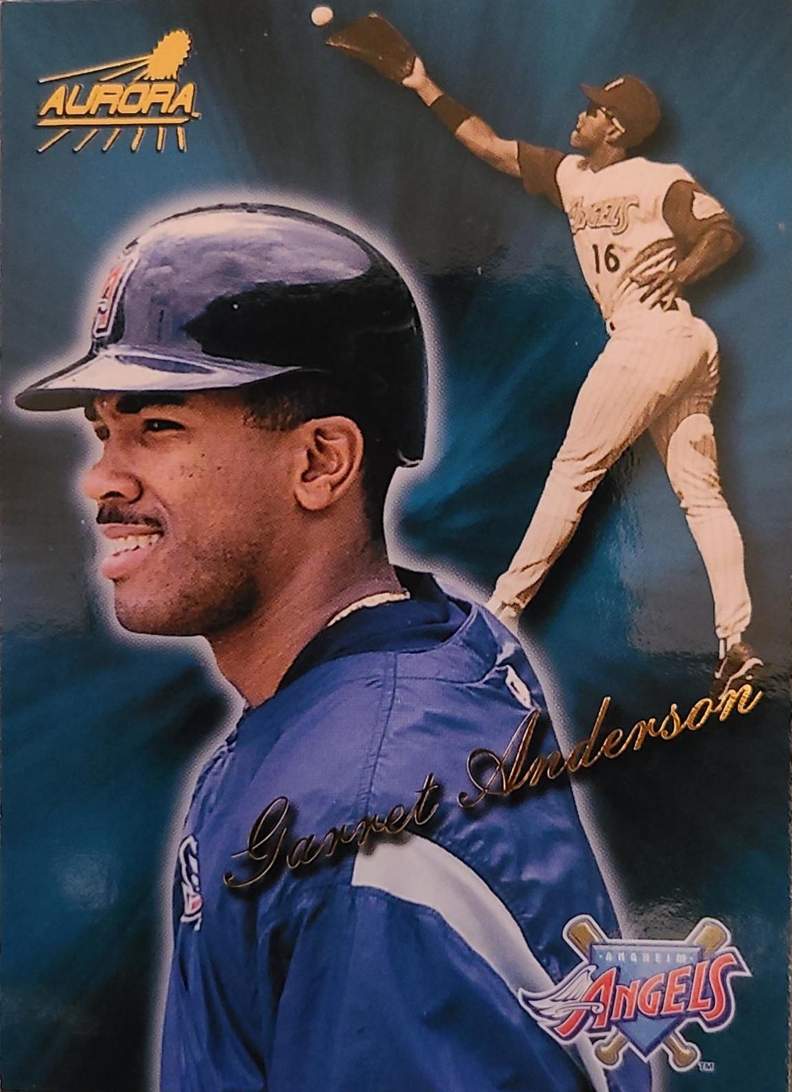 Garret Anderson #1 Baseball Cards 1999 Pacific Aurora