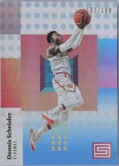 Dennis Schroder [Blue] #11 Basketball Cards 2017 Panini Status Prices