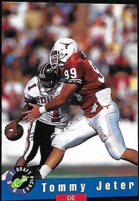 Tommy Jeter #75 Football Cards 1992 Classic Draft Picks