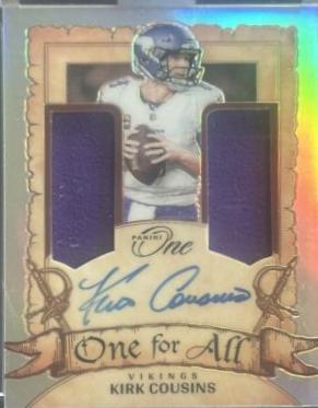 Kirk Cousins #342 2023 Panini One Football