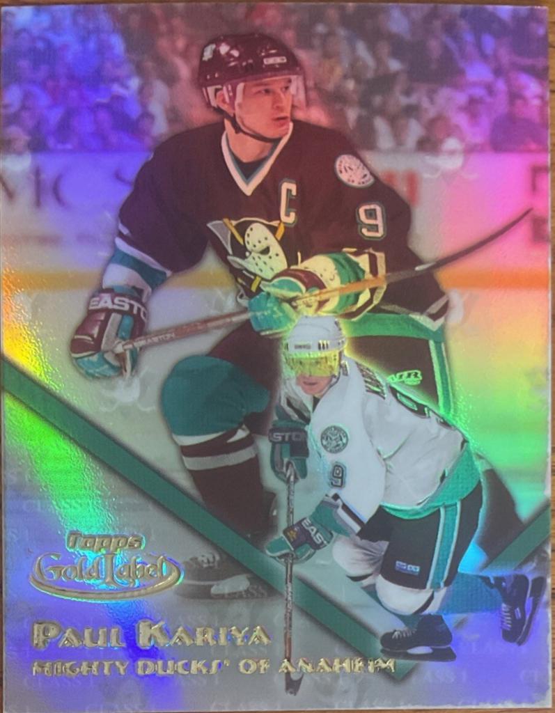 Paul Kariya #39 2000 Topps Gold Label Hockey