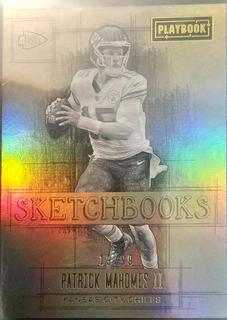 Patrick Mahomes Sketchbook Gold /99