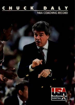 Chuck Daly #94 Basketball Cards 1992 Skybox USA