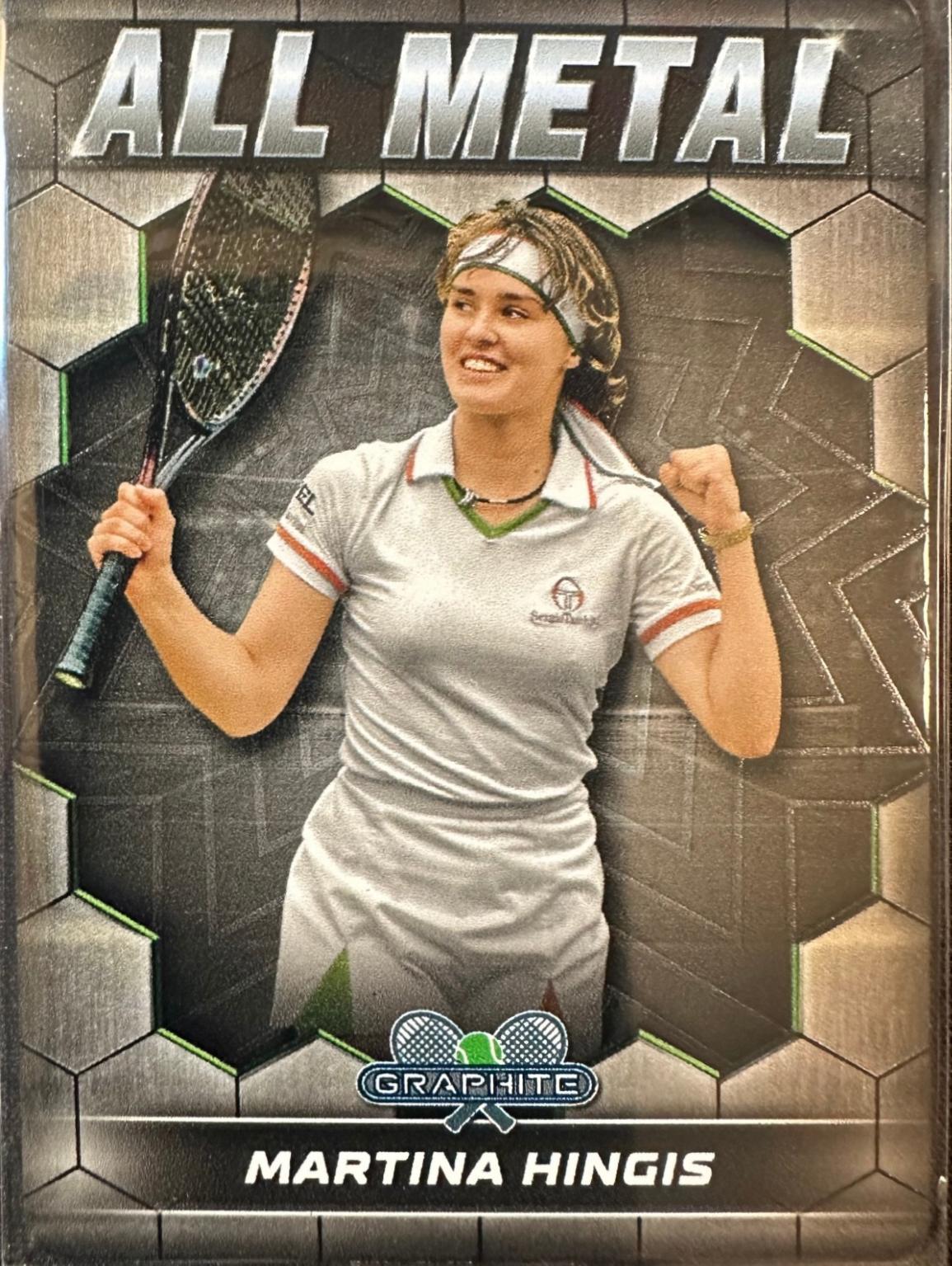 Martina Hingis #ALM-6 Tennis Cards 2024 Topps Graphite All Metal