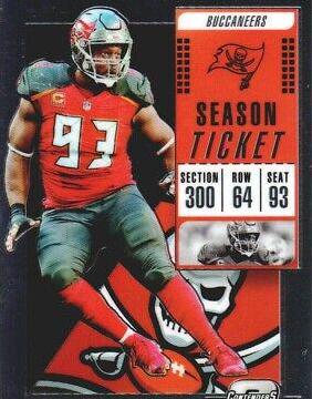 Gerald McCoy #9 Football Cards 2018 Panini Contenders Optic