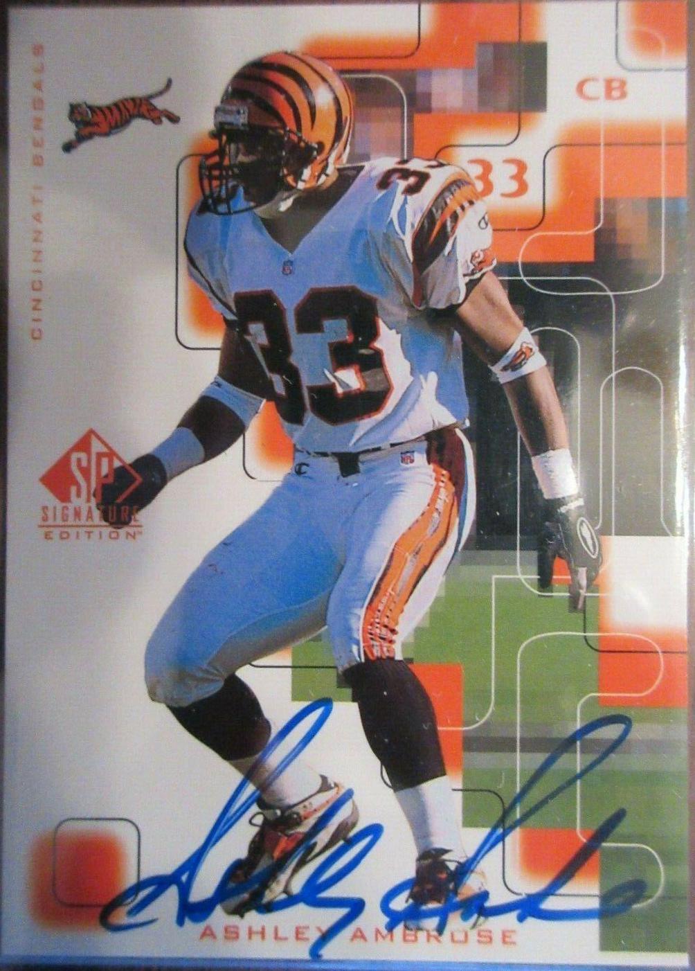 Ashley Ambrose #AA 1999 Sp Signature Football