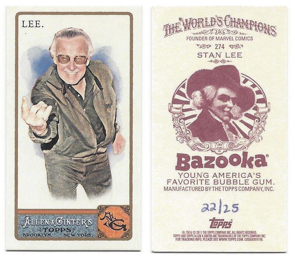 Stan Lee [Mini Allen & Ginter Back] #274