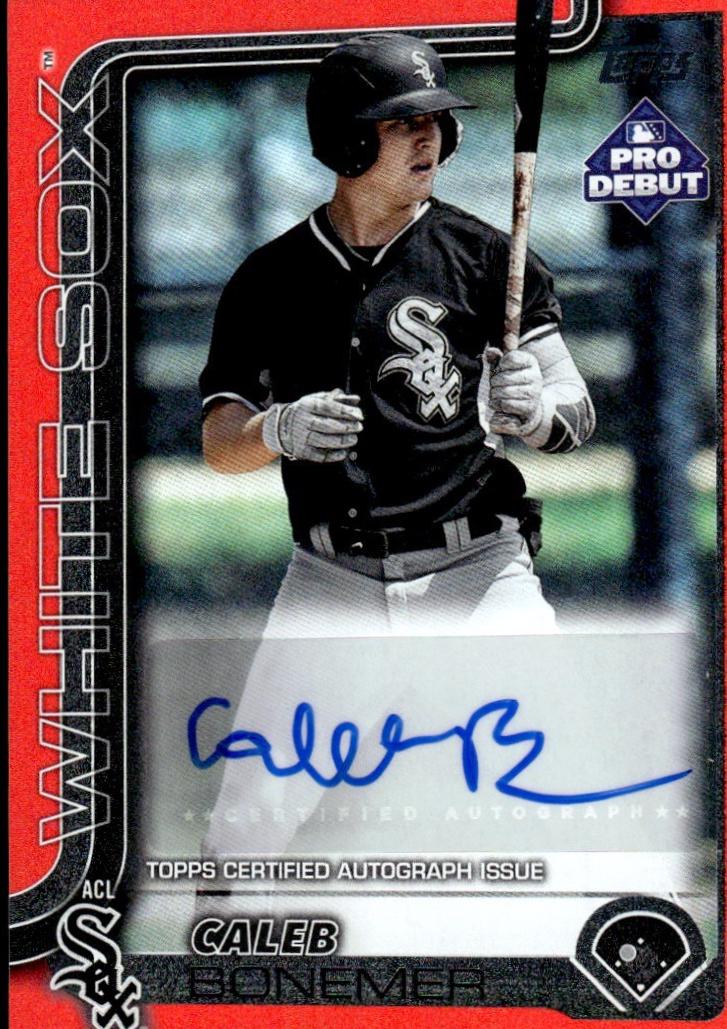 Caleb Bonemer [Red Autograph] #PD-15