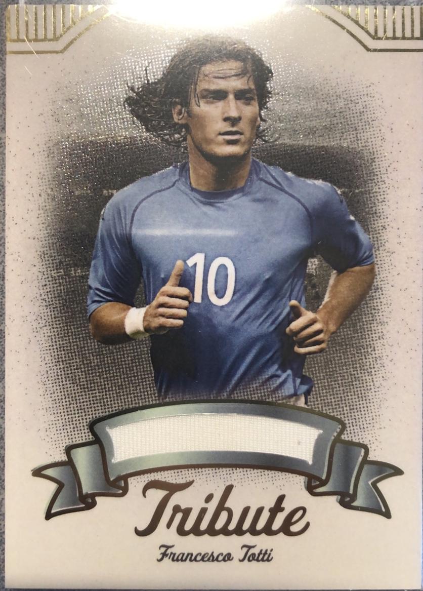 Francesco Totti #TR31 2023 Futera Unique Tribute Relics Soccer