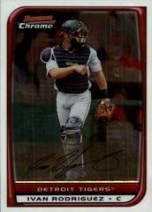 Ivan Rodriguez #33 Baseball Cards 2008 Bowman Chrome Prices