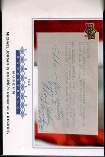 Michael Jordan Prospect Card