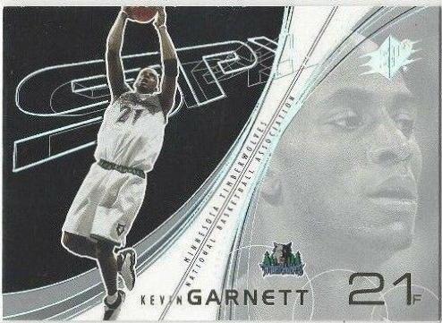 Kevin Garnett #46 Basketball Cards 2002 Spx