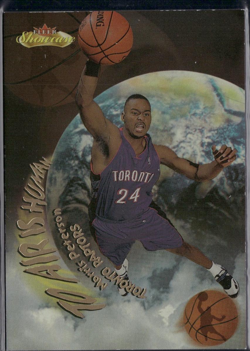 Morris Peterson #12 2000 Fleer Showcase To Air Is Human Basketball