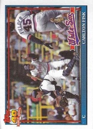 Carlton Fisk #170 Baseball Cards 1991 Topps