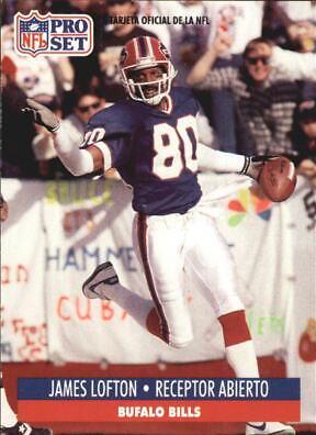 James Lofton #14 Football Cards 1991 Pro Set Spanish