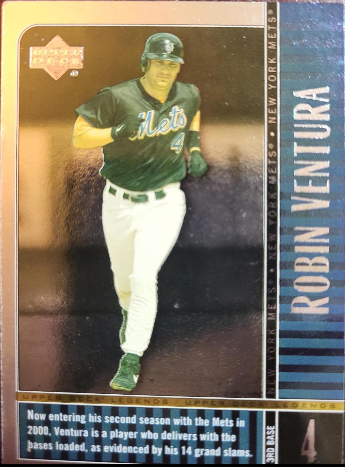 Robin Ventura #46 Baseball Cards 2000 Upper Deck Legends