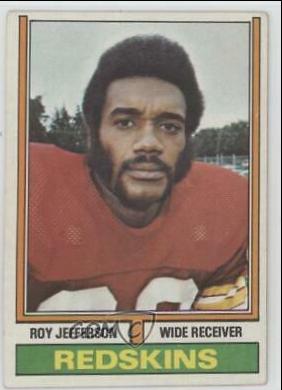 Roy Jefferson #119 Football Cards 1974 Topps Parker Brothers