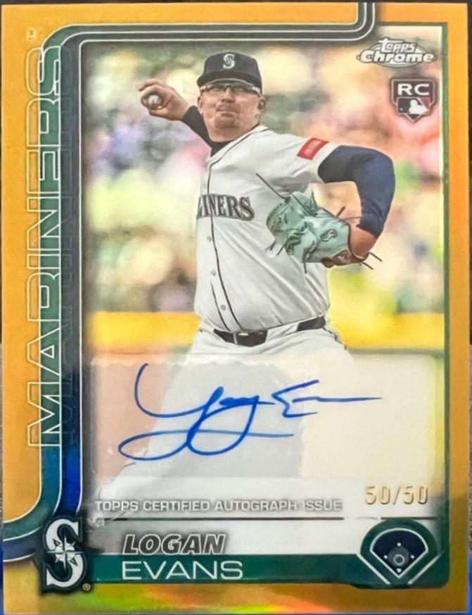 Logan Evans [Gold Refractor] #AC-LE