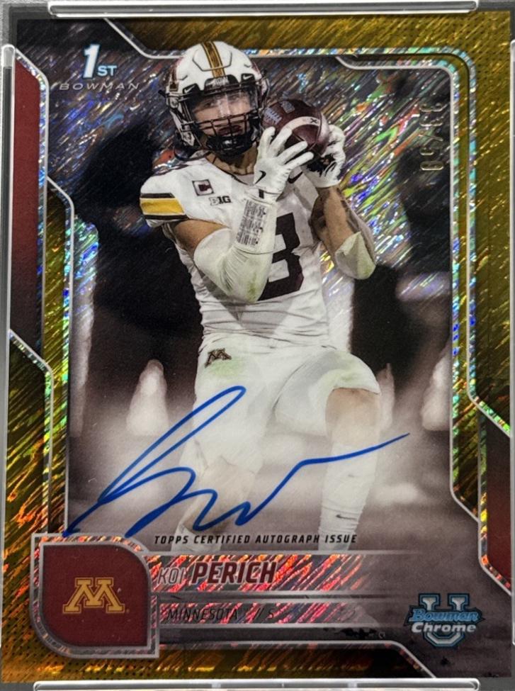 Koi Perich [Gold Shimmer Refractor] #BCA-KP