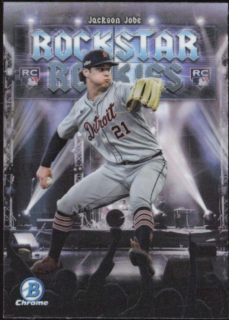 Jackson Jobe #RR-10 Baseball Cards 2025 Bowman Rockstar Rookies