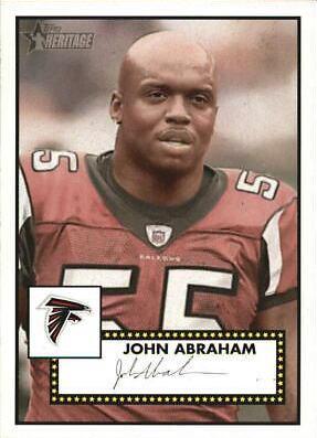 John Abraham #16 Football Cards 2006 Topps Heritage