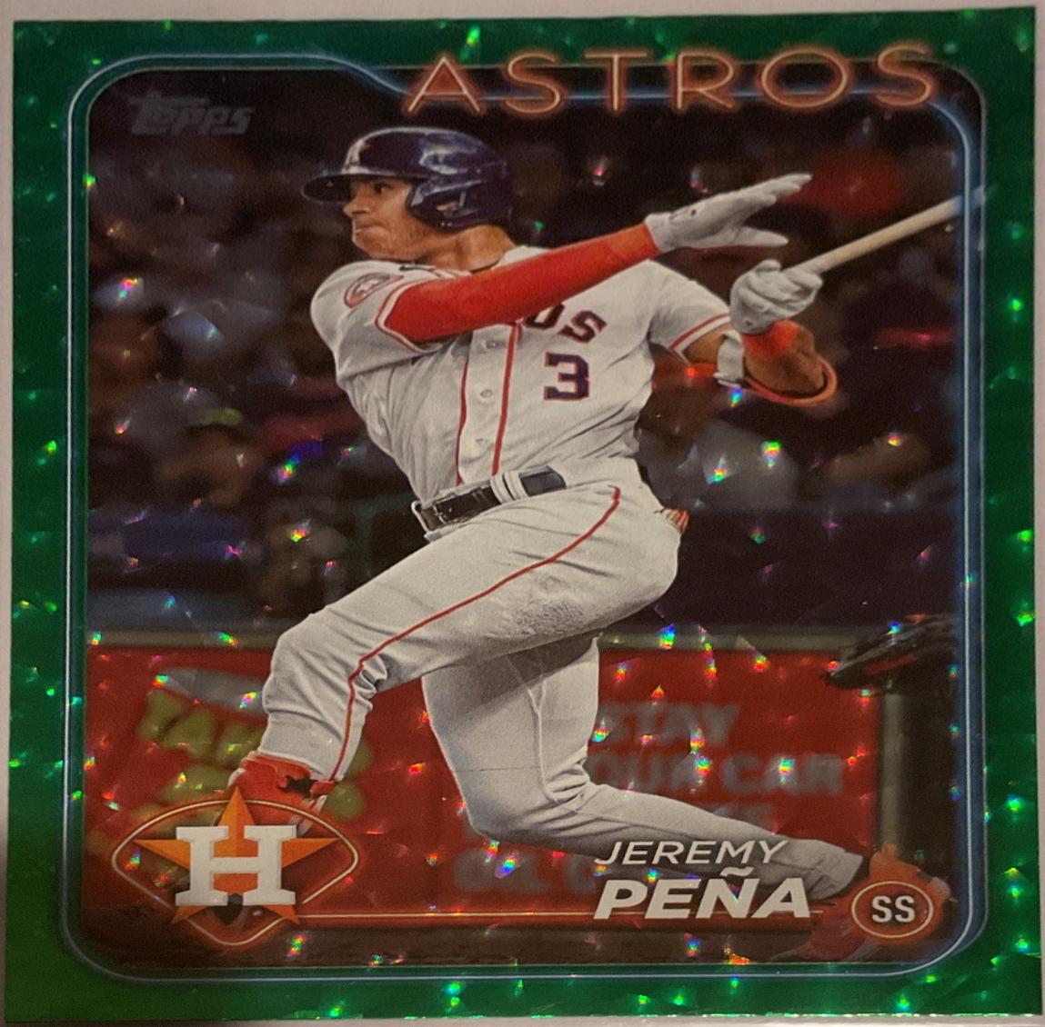Jeremy Pena [Black Crackle Foil] #472