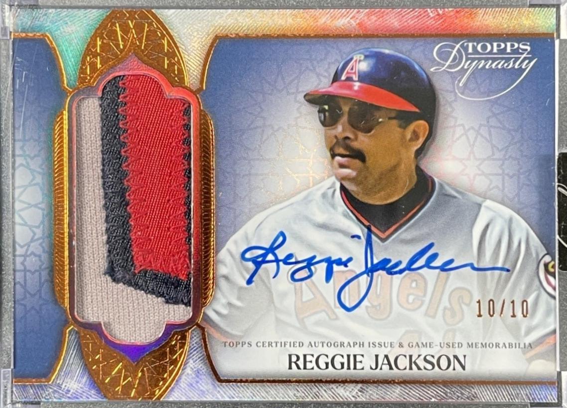 Reggie Jackson #DAP-RJ3 2025 Topps Dynasty Autograph Patch Baseball