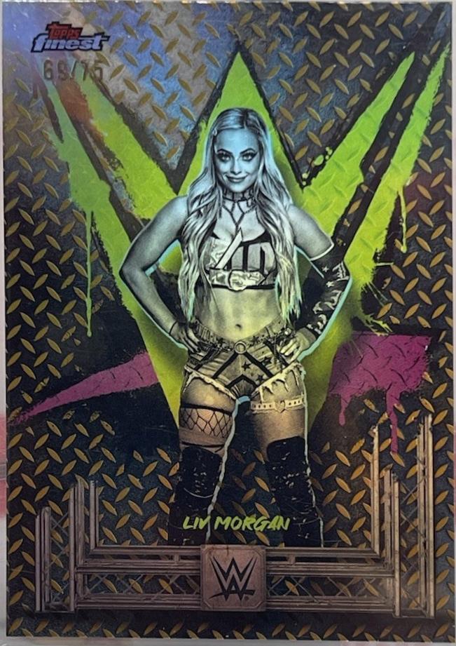 Liv Morgan [Gold Refractor] #80 Prices | 2025 Topps Finest WWE ...