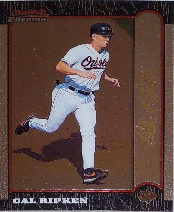 Cal Ripken Jr. #5 Baseball Cards 1999 Bowman Chrome Gold