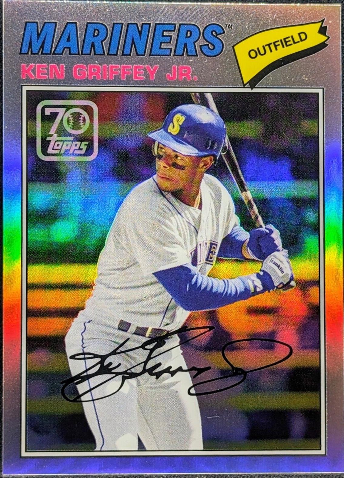 Ken Griffey Jr. #70YTC-27 Baseball Cards 2021 Topps Chrome 70 Years of Baseball