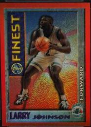 Larry Johnson #M13 Basketball Cards 1995 Finest Mystery