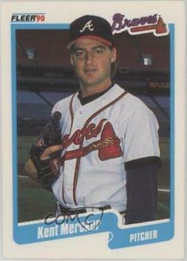 Kent Mercker #590 Baseball Cards 1990 Fleer