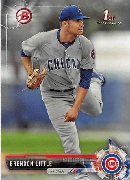 Brendon Little #BD-188 Baseball Cards 2017 Bowman Draft