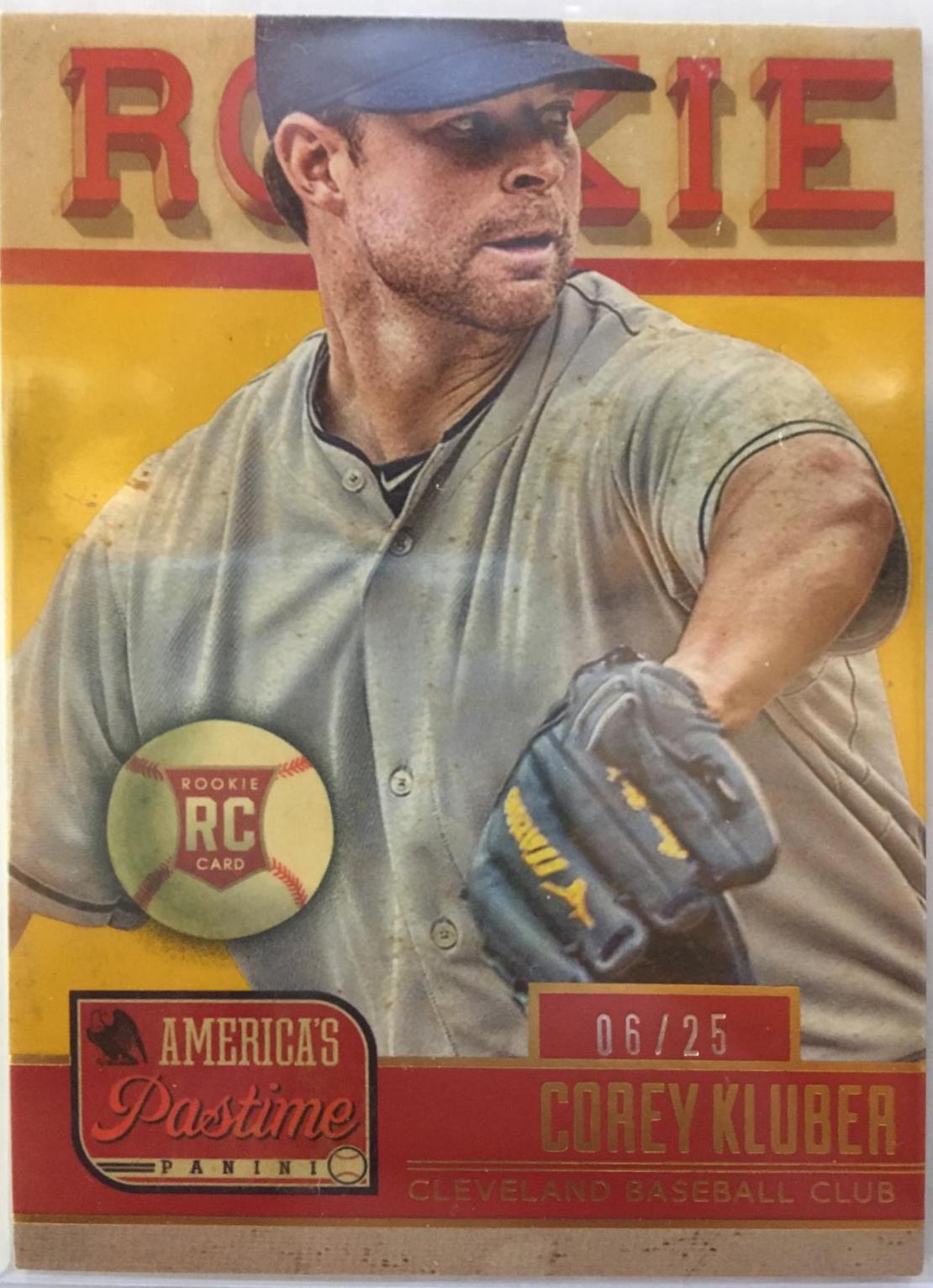 Corey Kluber #196 Baseball Cards 2013 Panini America's Pastime