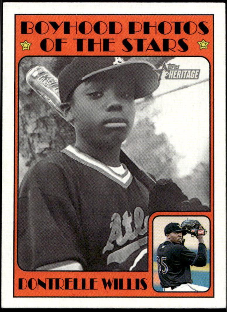 Dontrelle Willis #72TBPS-7 Baseball Cards 2021 Topps Heritage Minor League Boyhood Photos of the Stars