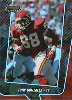 Tony Gonzalez #3 Football Cards 2005 Bowman's Best