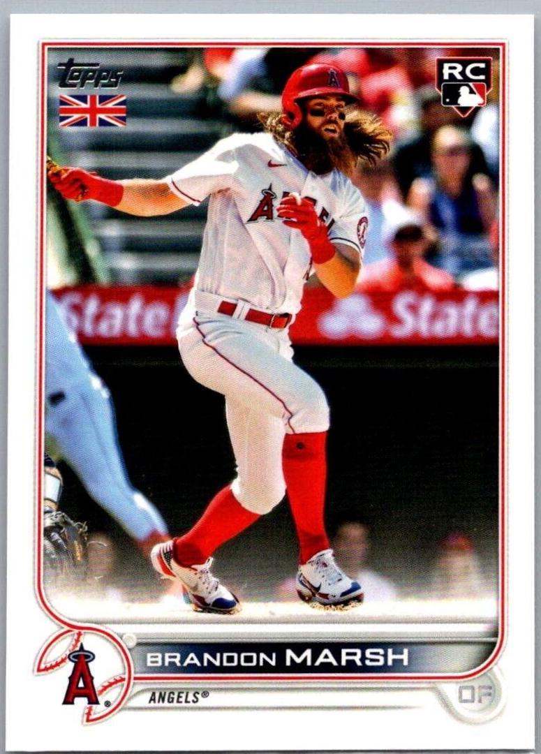 Brandon Marsh #159 Baseball Cards 2022 Topps UK Edition