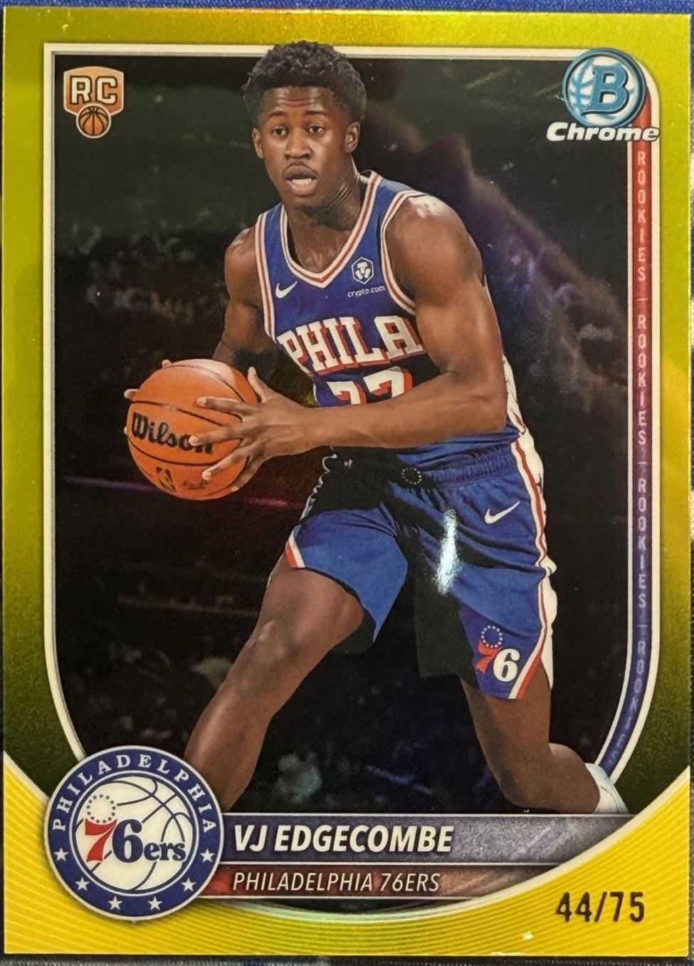 VJ Edgecombe [Yellow Refractor] #BCV-3