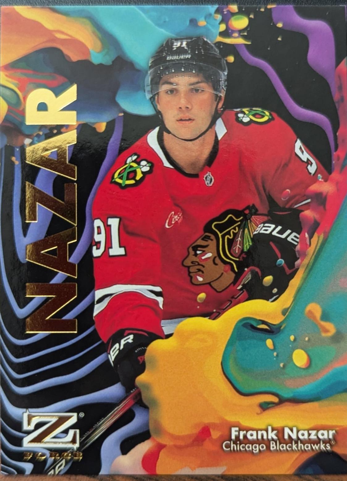 Frank Nazar #2 Hockey Cards 2024 SkyBox Metal Universe Z-Force