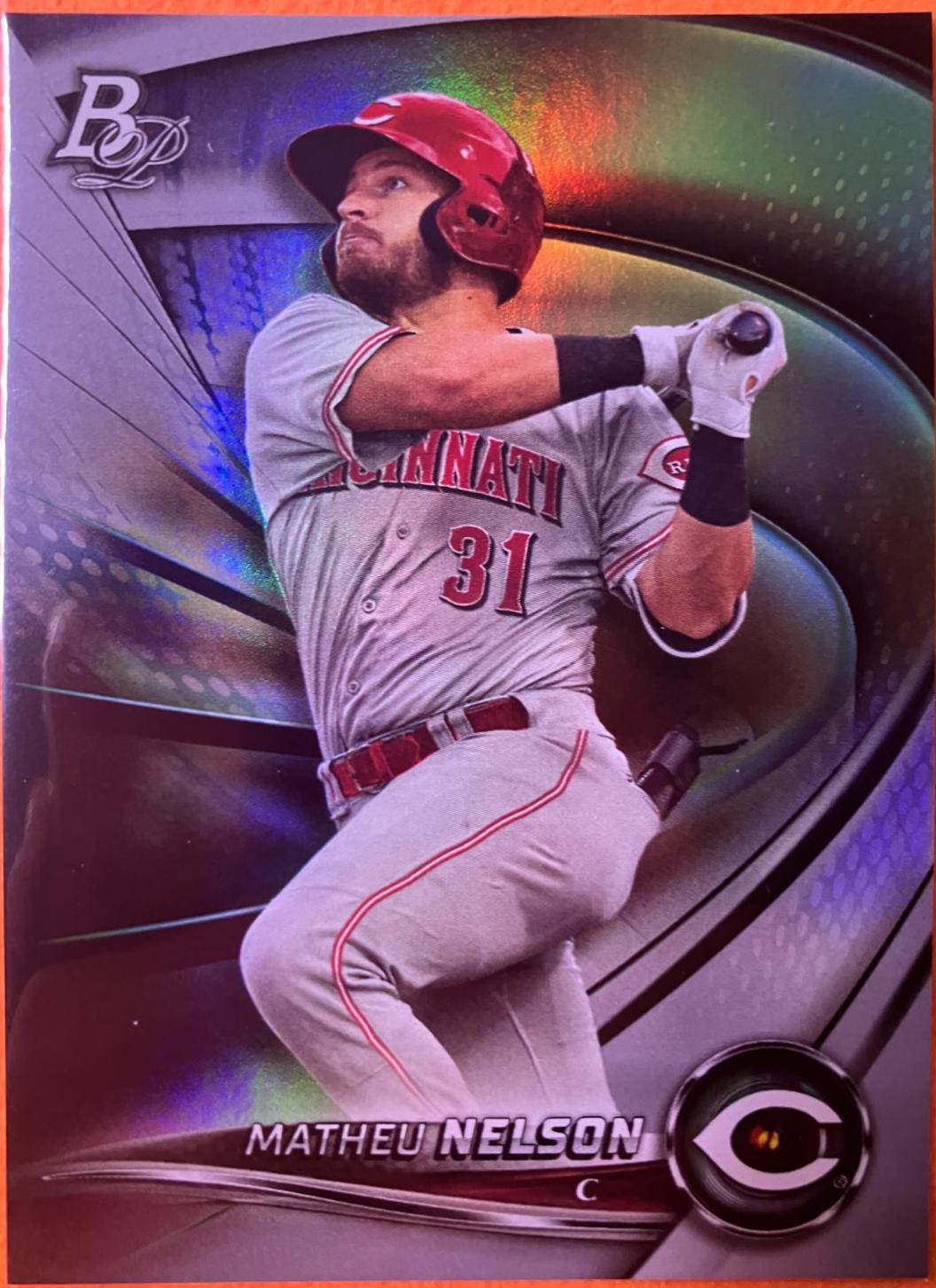Matheu Nelson #TOP-100 Baseball Cards 2022 Bowman Platinum Top Prospects