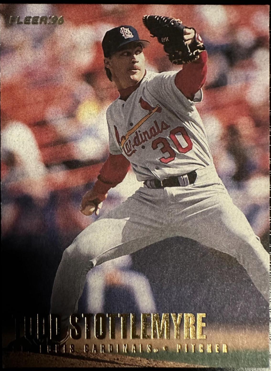 Todd Stottlemyre #U194 Baseball Cards 1996 Fleer Update