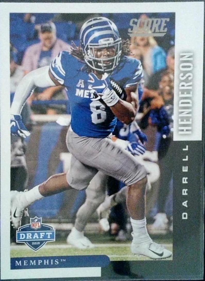 Darrell Henderson #DFT-16 Football Cards 2019 Panini Score NFL Draft