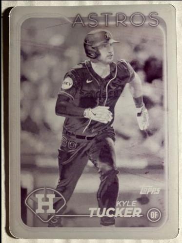 Kyle Tucker [Printing Plate] (2024 Topps)