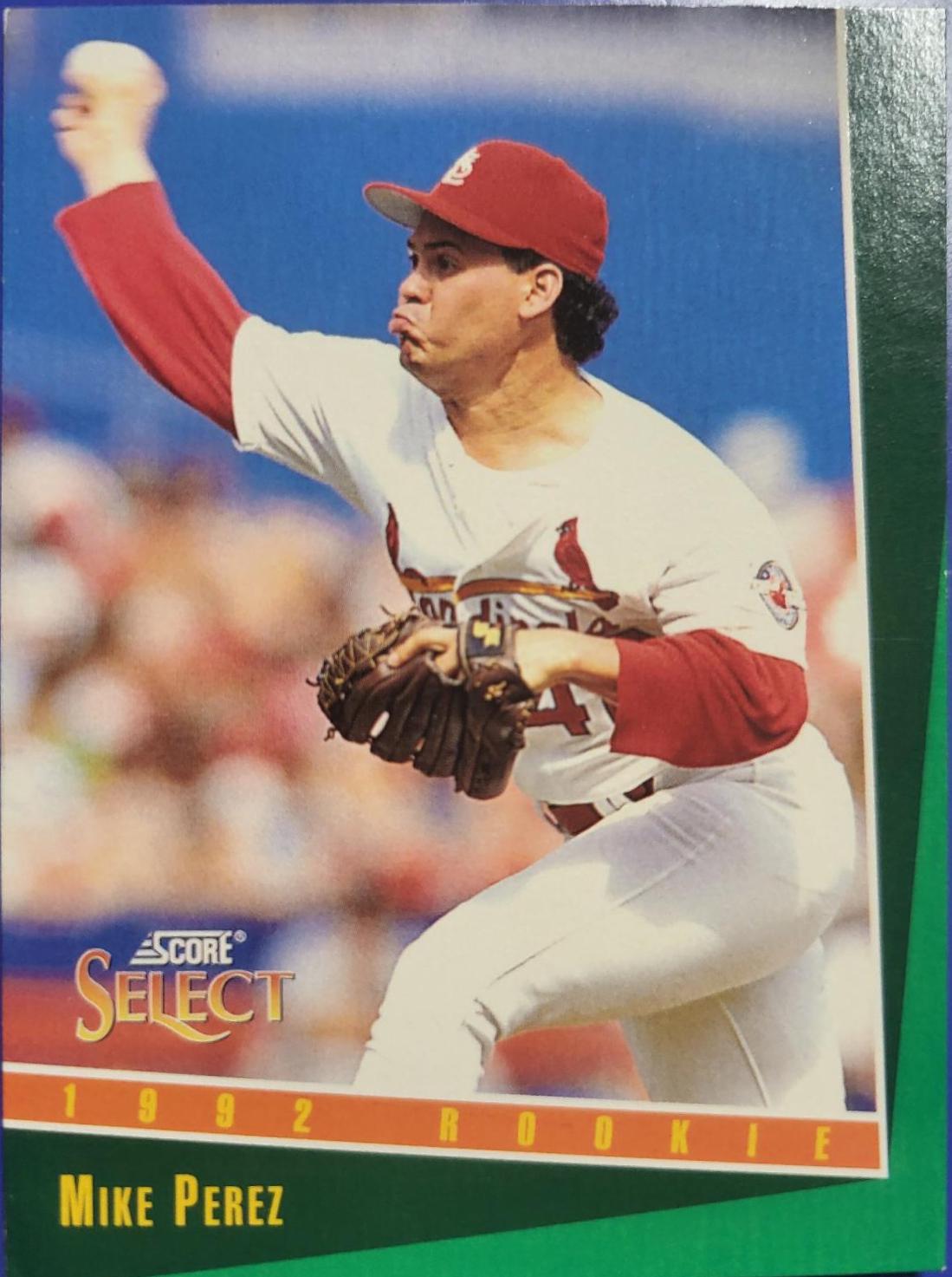 Mike Perez #319 Baseball Cards 1993 Score Select